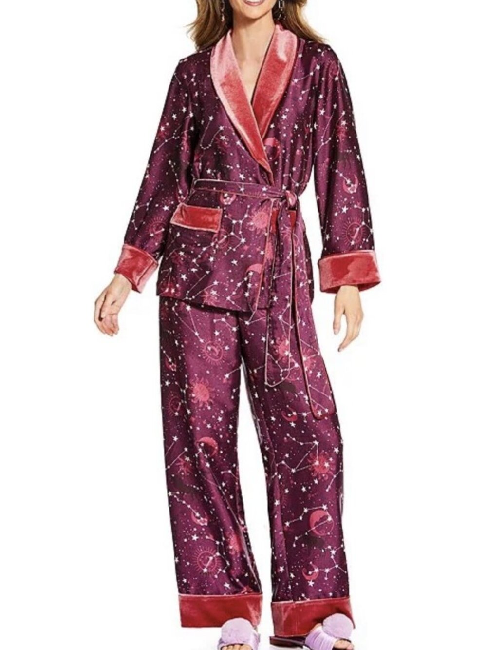 Antonio Melani x The Nat Note Stella Outfit Set Sz 8 Celestial Sun Moon Purple